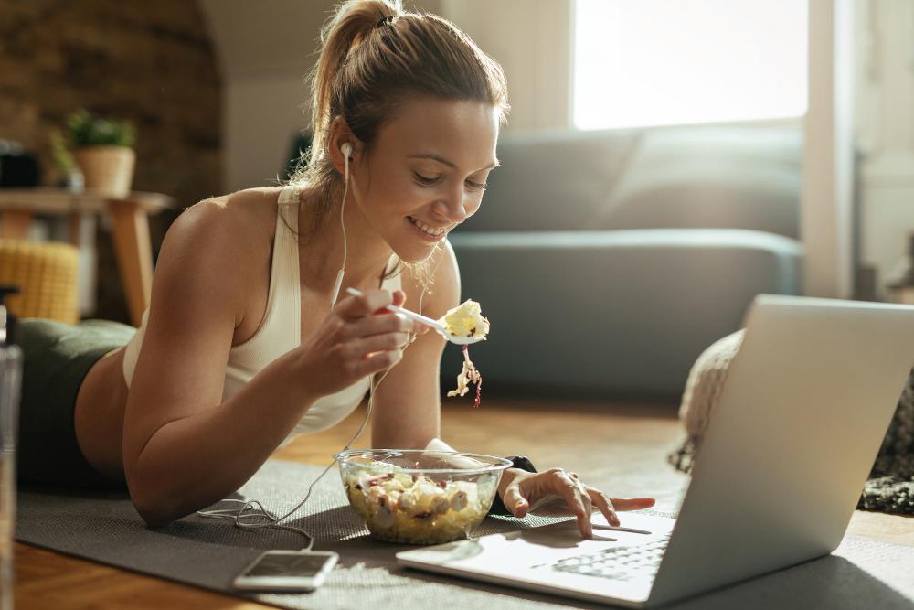 comer sano trabajadores oficina