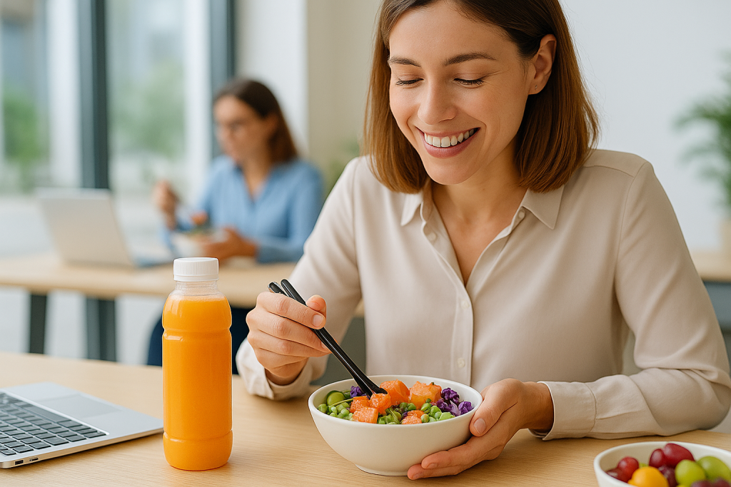Healthy Vending Solutions in a Modern Office